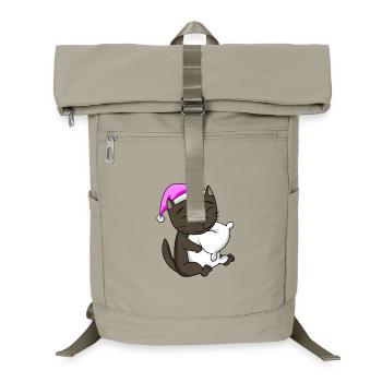 Katze Katzenrasse Havana - Laptop-Rucksack  - Sandbeige - Vorne