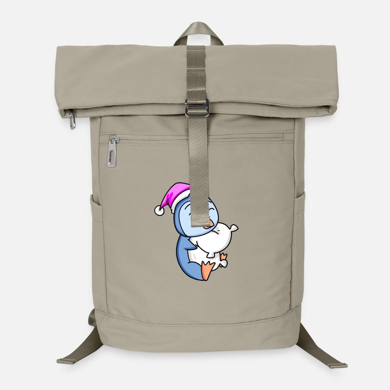 Pinguin mit Kissen Laptop-Rucksack 