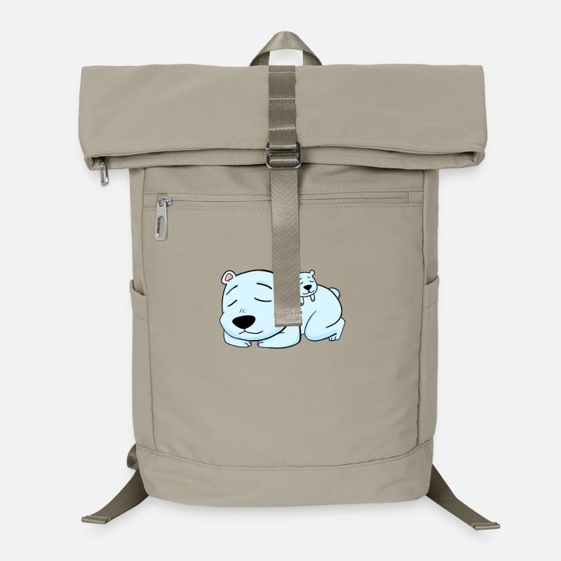 Eisbär mit Baby Eisbär Laptop-Rucksack 
