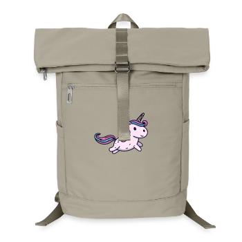 Sauts de licorne kawaii mignons - Sac à dos ordinateur - beige sable - Devant