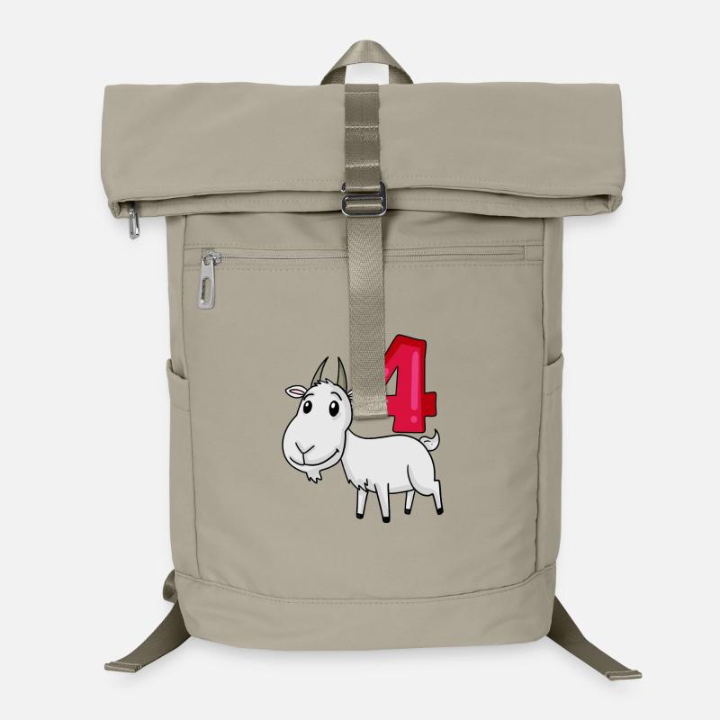 Motif 4e anniversaire Chèvre - Quatre ans Sac à dos ordinateur