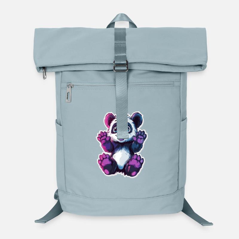 Ours panda mignon Sac à dos ordinateur