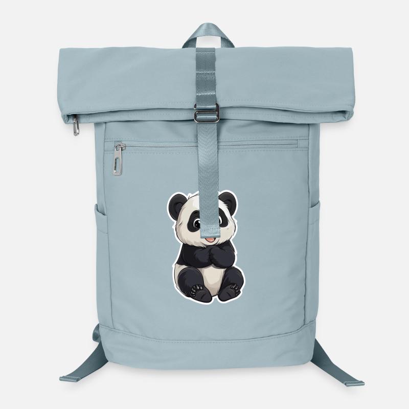 Ours panda mignon Sac à dos ordinateur