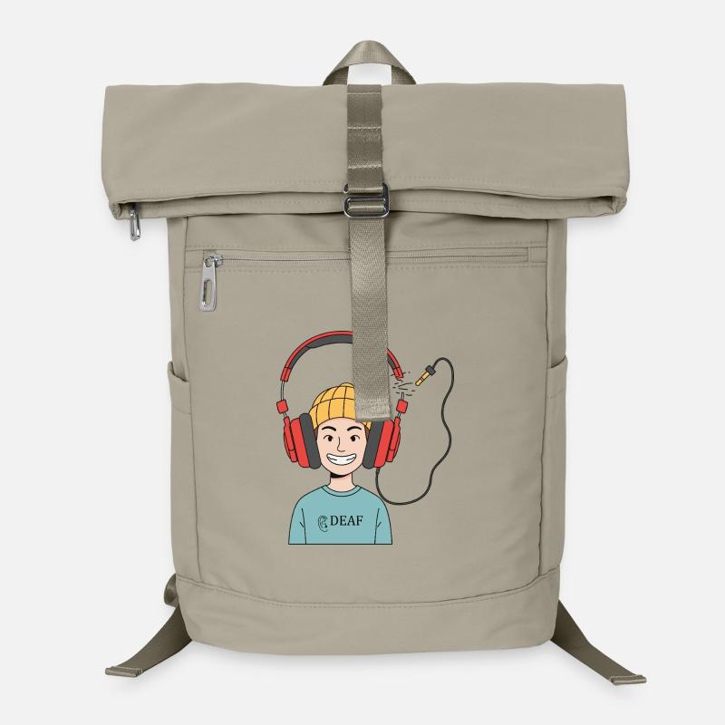 Deaf & Happy Laptop Backpack