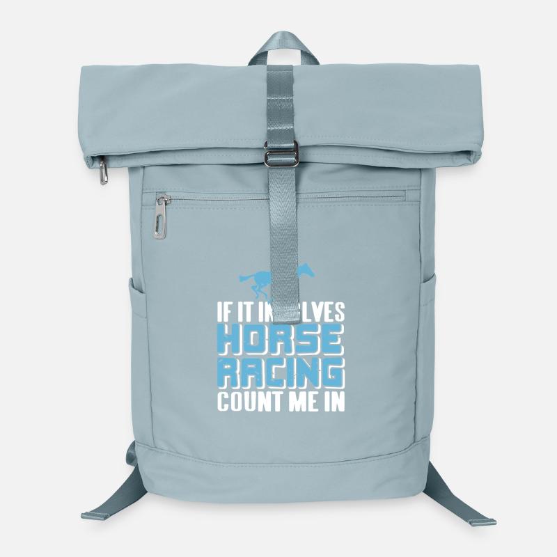 If It Involves Horse Racing Count Me In Fan Laptop-Rucksack 