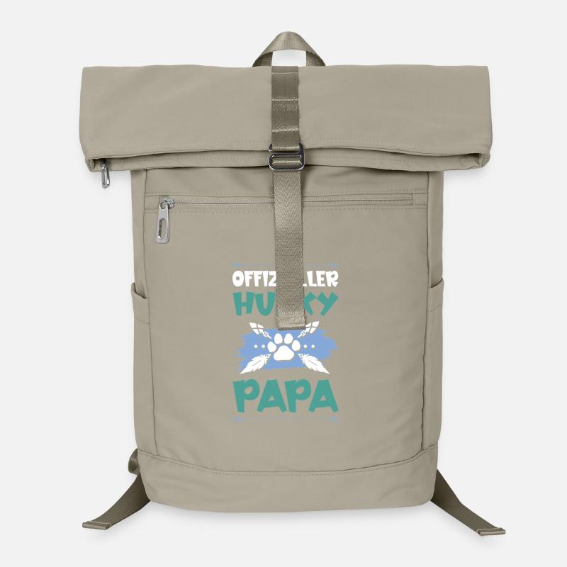 husky hunde papa Laptop-Rucksack 