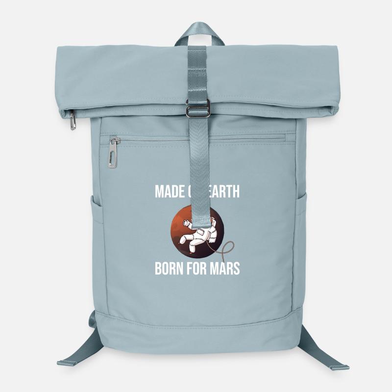 Mars Planet Space Vintage Rocket Laptop Backpack