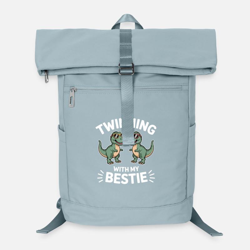 Best Friend Saying Funny Partner Look Gift Laptop Backpack