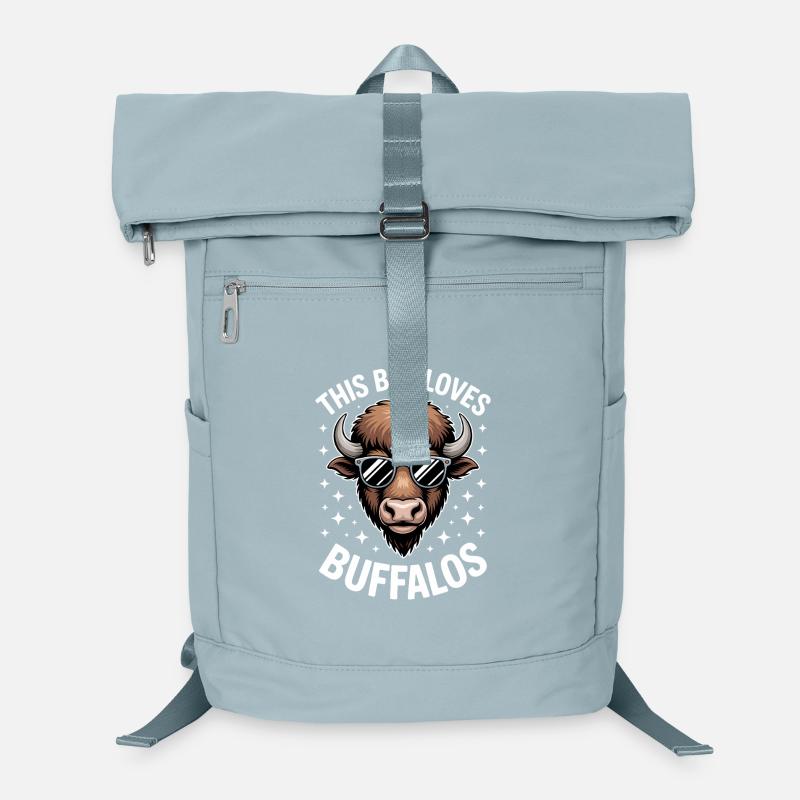 Buffalo Saying Guys Funny Buffalo Gift Laptop Backpack
