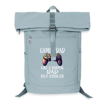 Gamer Dad Cooler Controller Spruch - Laptop-Rucksack  - Eisblau - Vorne