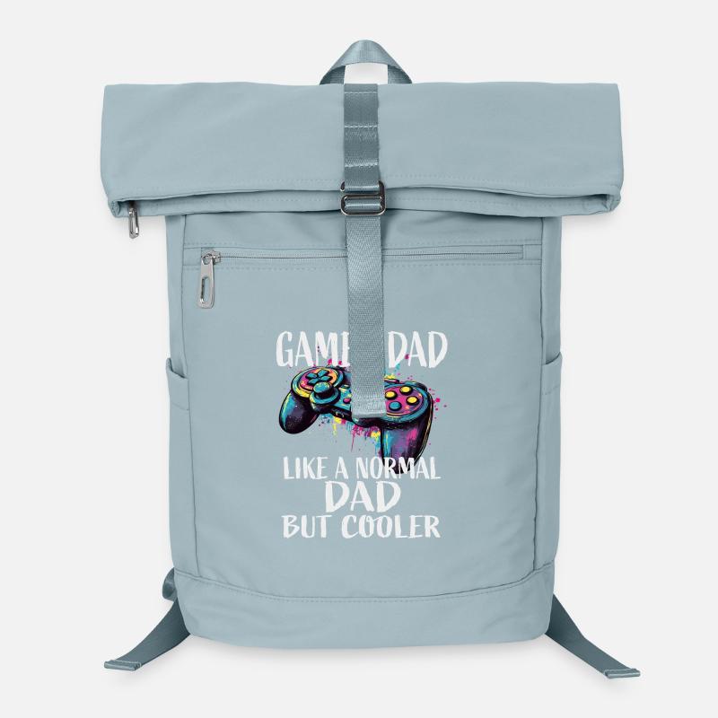 Gamer Dad Cooler Controller Splash Laptop-Rucksack 