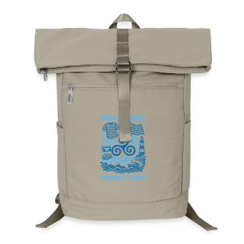 Bretagne Triskell Vagues Design Breton Marin - Laptop Backpack - sand beige - Front