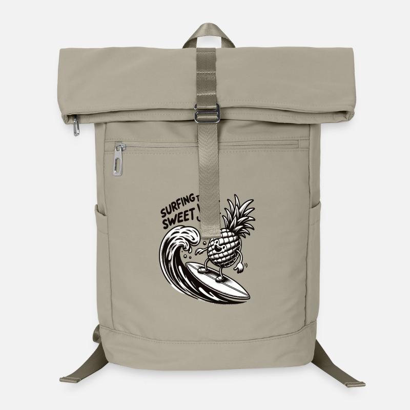 Ananas surft die Süße Welle Laptop-Rucksack 