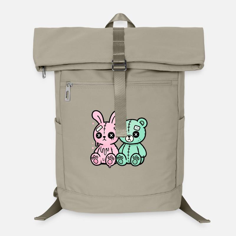 Goth Bunny Horror Rabbit Gothic Gruselig Gruselig Laptop-Rucksack 