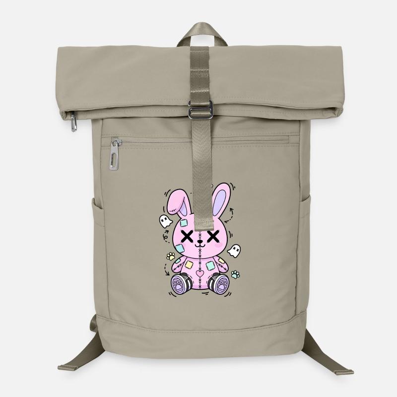 Goth Bunny Horror Rabbit Gothic Gruselig Gruselig Laptop-Rucksack 