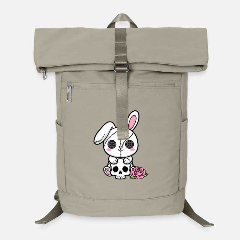 Goth Bunny Horror Rabbit Gothic Gruselig Gruselig Laptop-Rucksack 