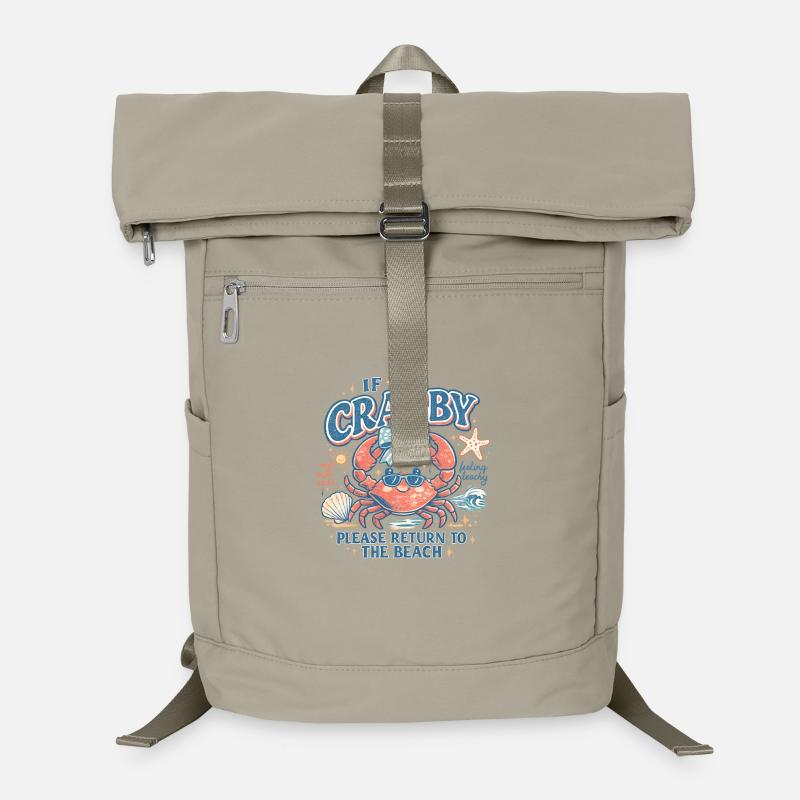 If Crabby Please Return To The Beach Shirt Laptop Backpack