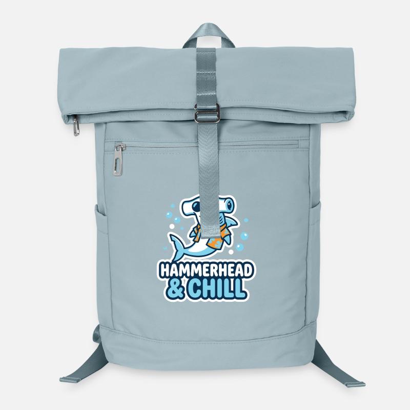 Motif du requin-marteau HAMMERHEAD & CHILL Sac à dos ordinateur