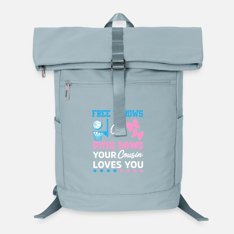Cousin Love: Free Throws and Pink Bows Laptop Backpack