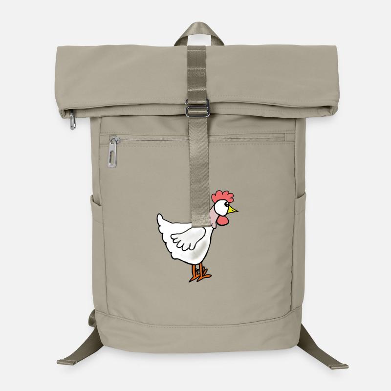 Naughty Chicken Cartoon Chickens Hen Easter Laptop Backpack