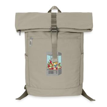 Vending machine style bottle crane - Laptop Backpack - sand beige - Front
