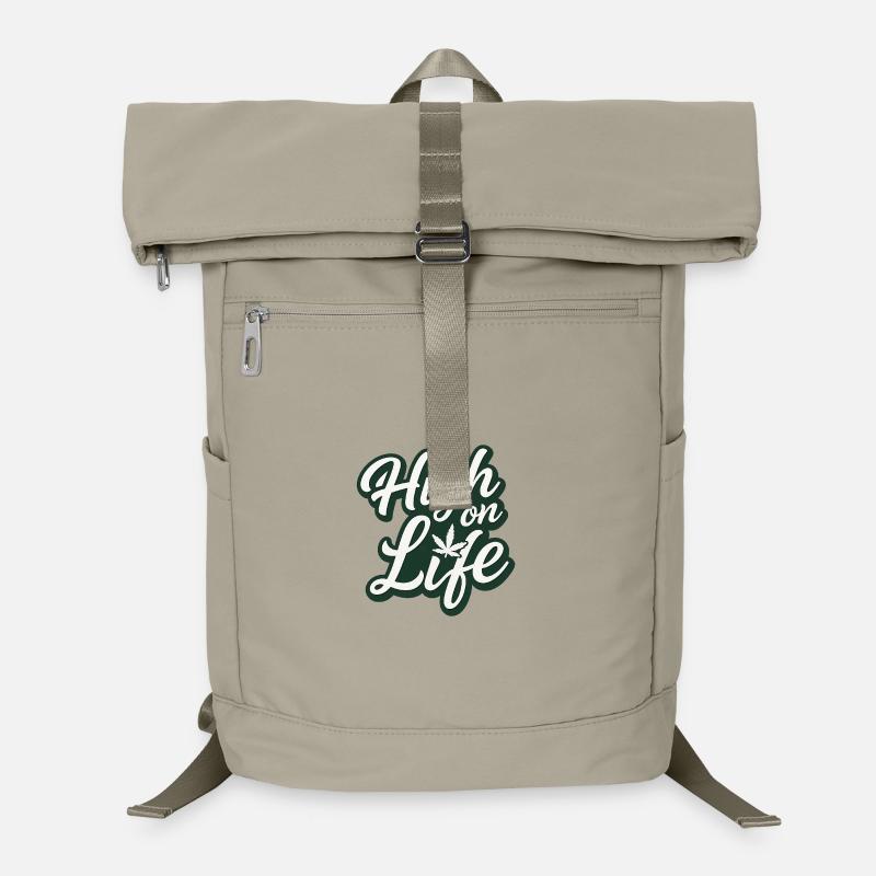 Cannabis, High, Funny Laptop Backpack
