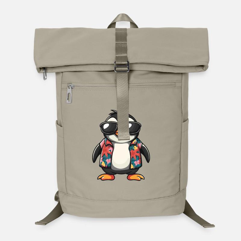 Pinguin Comic Urlaub Laptop-Rucksack 