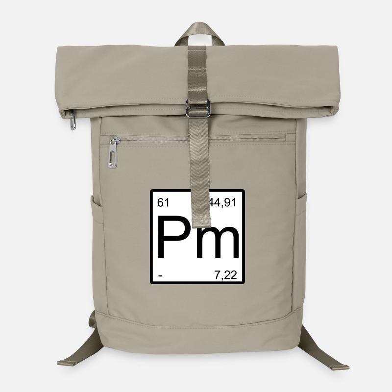 Promethium Pm Minimalist Typography Laptop Backpack