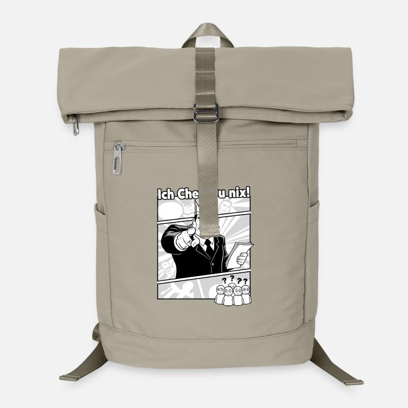 Ich Chef Du Nix Motif BD Sac à dos ordinateur