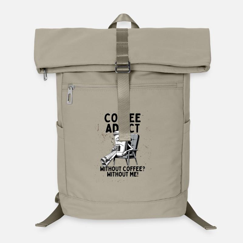 Coffee Addict – Without Coffee Without Me Laptop Backpack