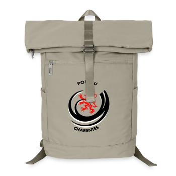 Emblème Poitou Charentes - Sac à dos ordinateur - beige sable - Devant
