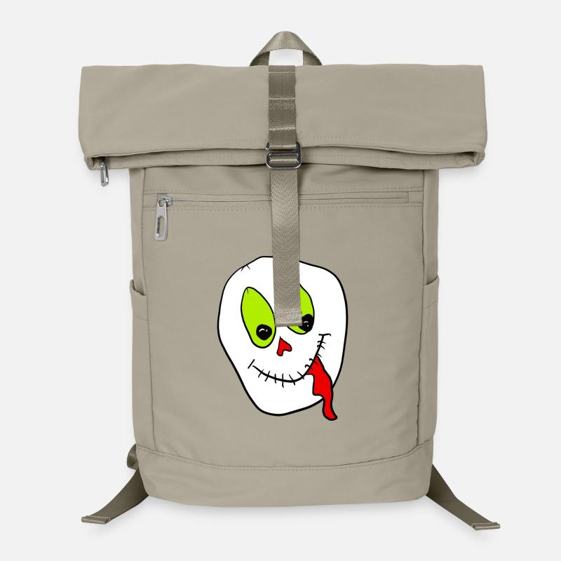 Neon Schädel Grinsen Halloween  Laptop-Rucksack 
