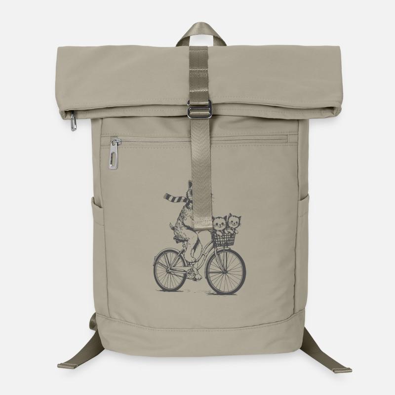 Vélo chat avec panier Sac à dos ordinateur
