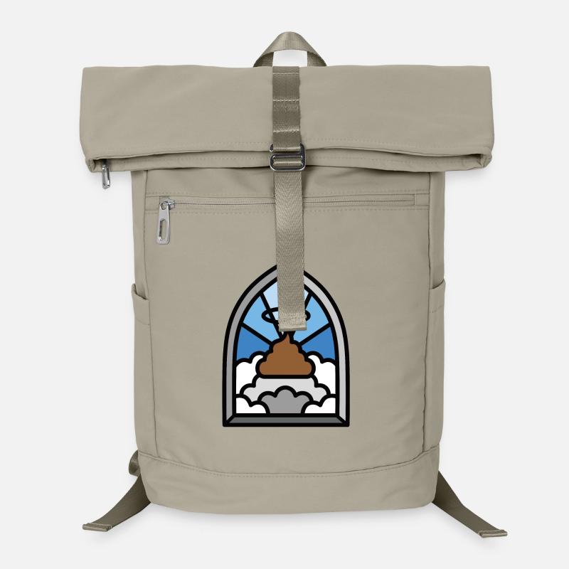 Holy shit vitrail église drôle de merde meme Sac à dos ordinateur