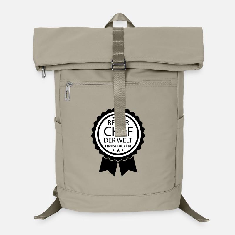 Bester Chef Dankeschön Geschenk Abschied Spruch Laptop-Rucksack 