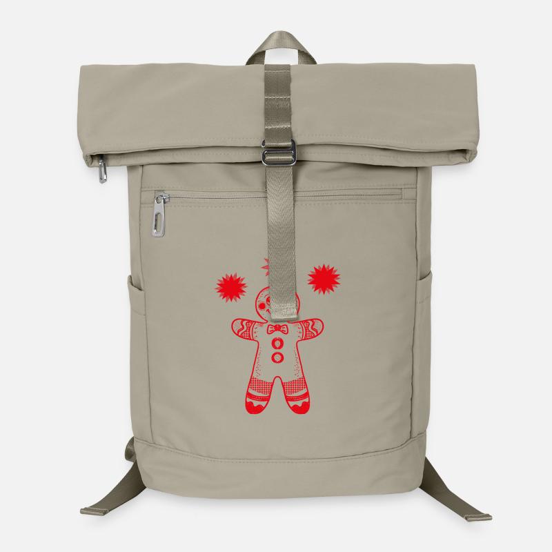 Lebkuchenmann mit Sternen Laptop-Rucksack 