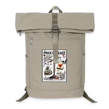 Price Of Peace Street Art - Laptop-Rucksack  - Sandbeige - Vorne