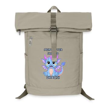 Mon meilleur ami Drachi - Sac à dos ordinateur - beige sable - Devant