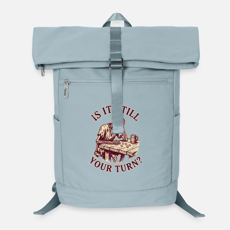 Bist du immer noch dran? Funny Gaming-Skelett Laptop-Rucksack 