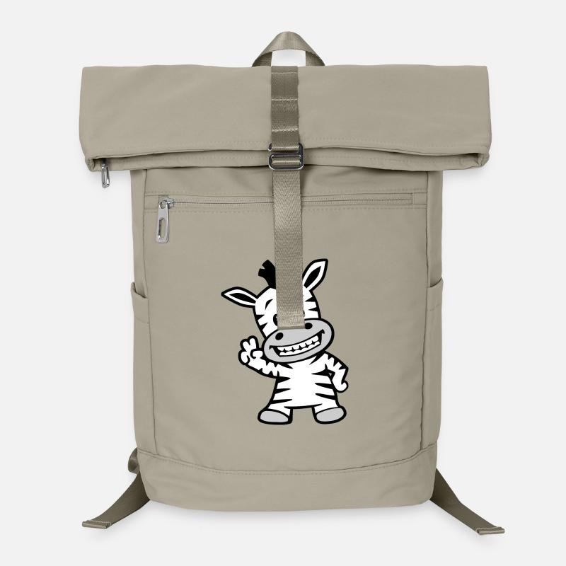 Cooles Zebra Laptop-Rucksack 