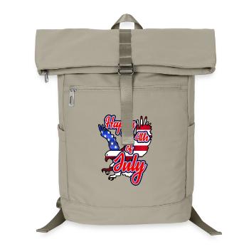 Happy 4th of July - Independence Day - Laptop Backpack - sand beige - Front