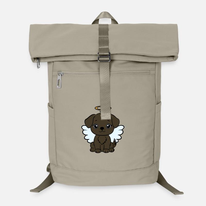 Dog with halo Laptop Backpack