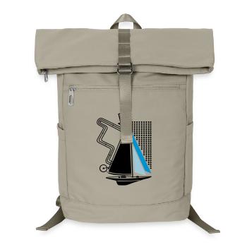 Sailing Yacht & Regatta Course Sailboat Sailing Yacht - Laptop Backpack - sand beige - Front