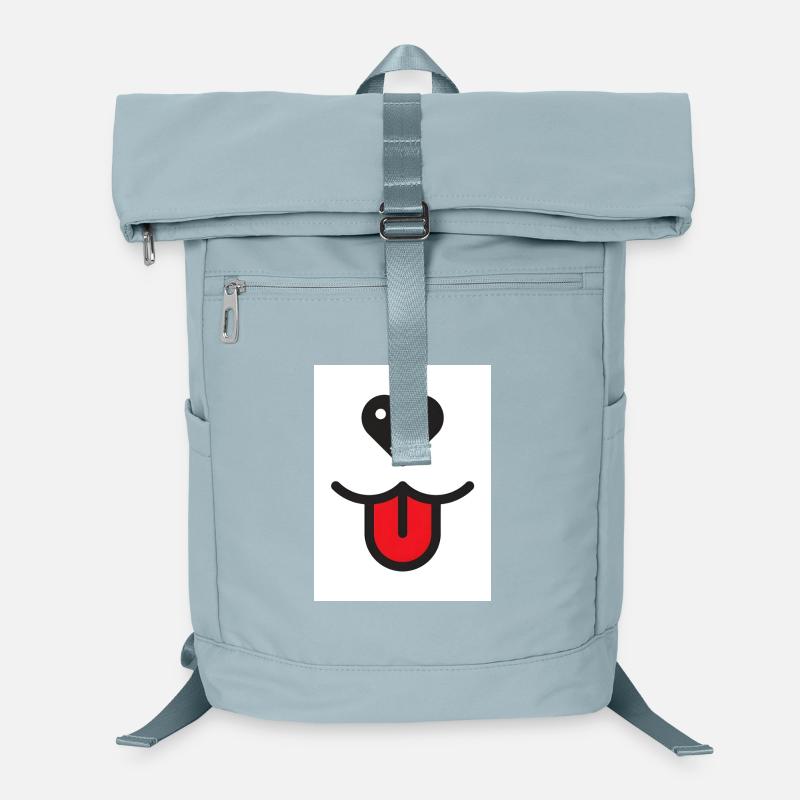 Hundegesicht mit Herz Laptop-Rucksack 
