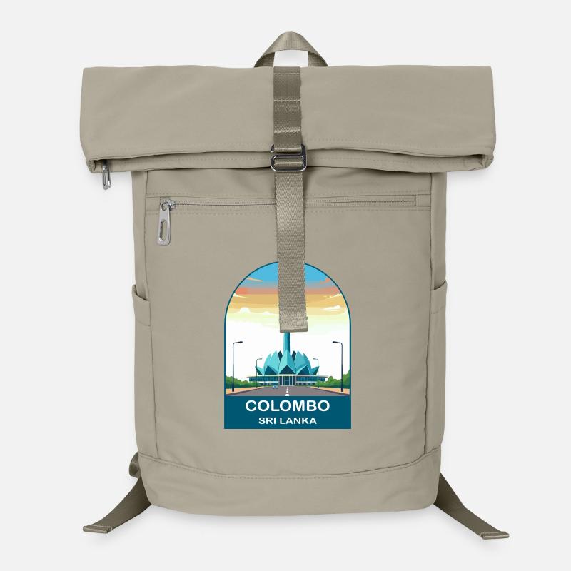 Colombo Sri Lanka Lotus Tower Moderne Reisekunst Laptop-Rucksack 