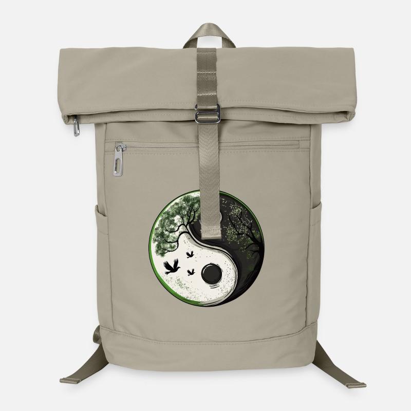 Yin and Yang Nature Version :) Laptop Backpack