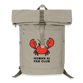 Human AI Fan Club - Laptop-Rucksack  - Sandbeige - Vorne