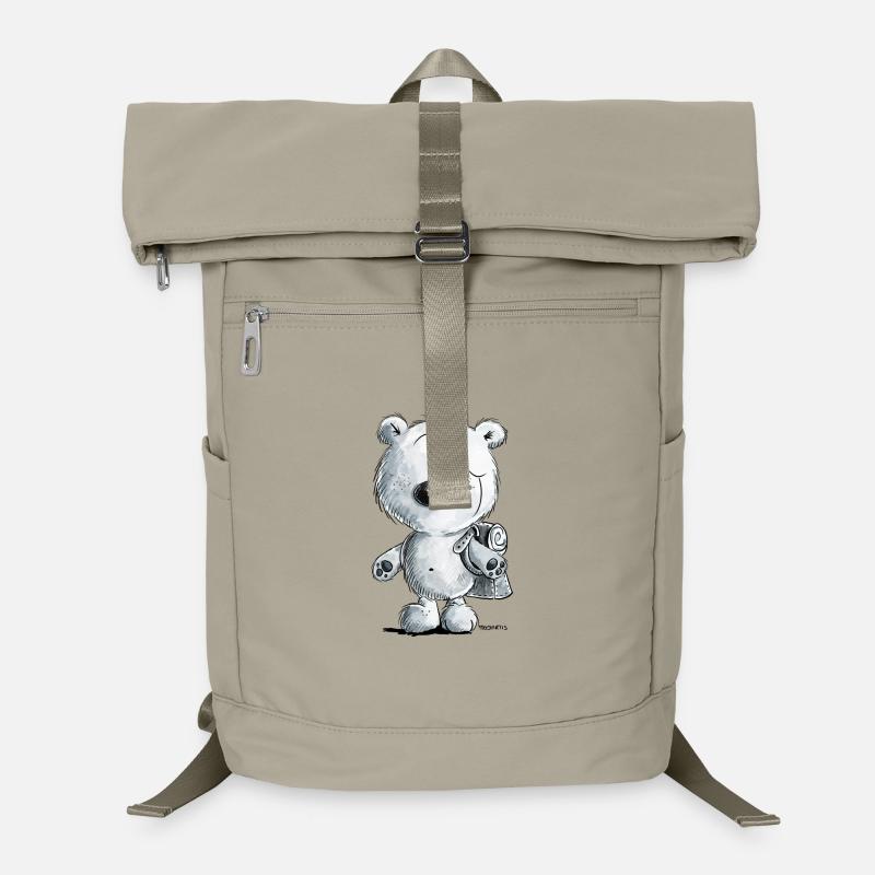 Schoolchild polar bear I schooling 1st class gift Laptop Backpack
