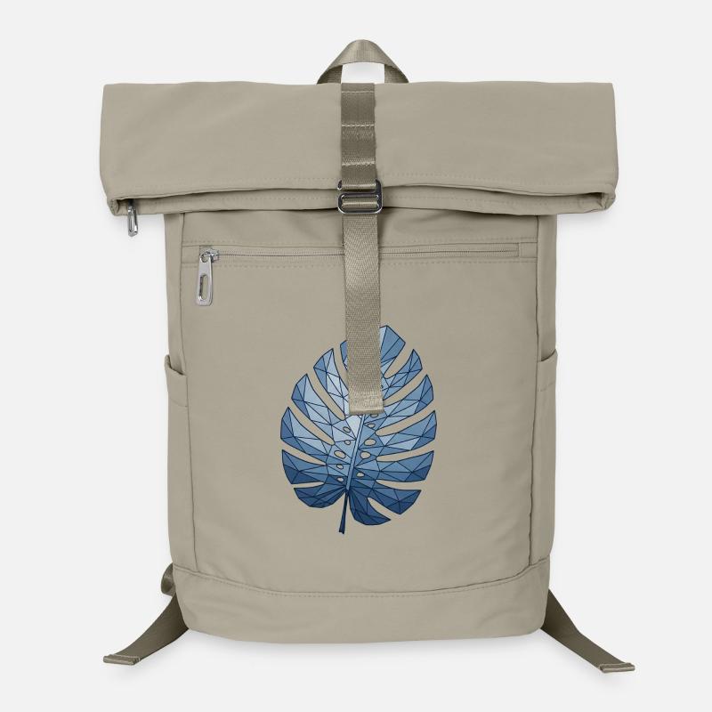Bleu Monstra Géométrique Sac à dos ordinateur