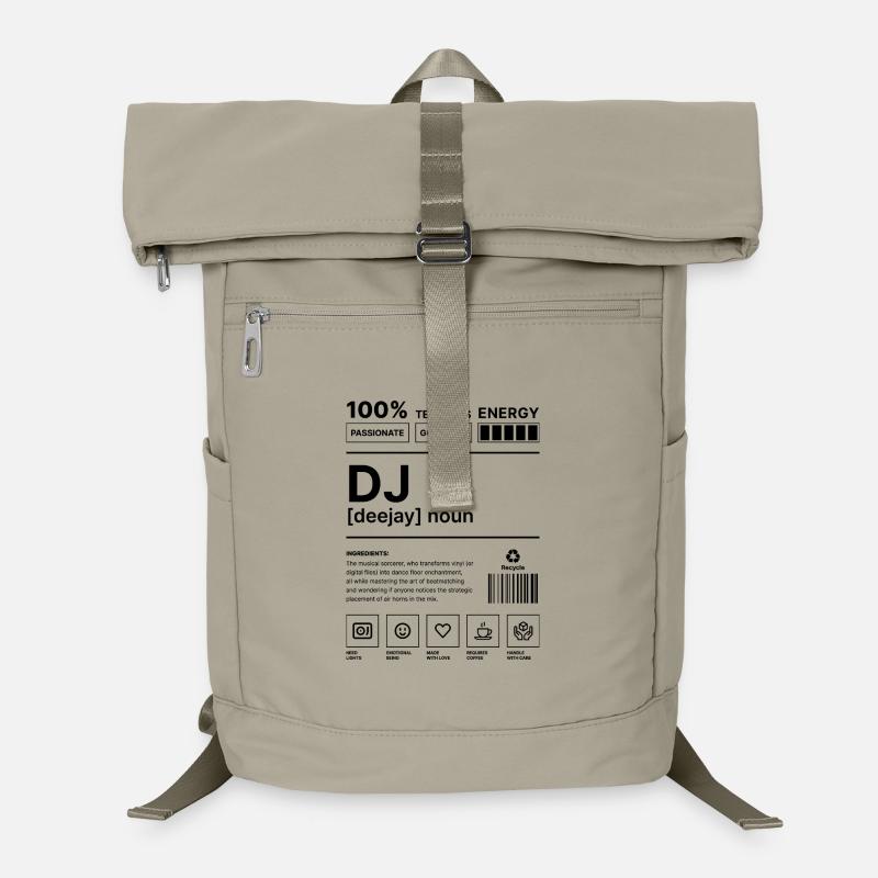DJ Vibes Black Laptop-Rucksack 